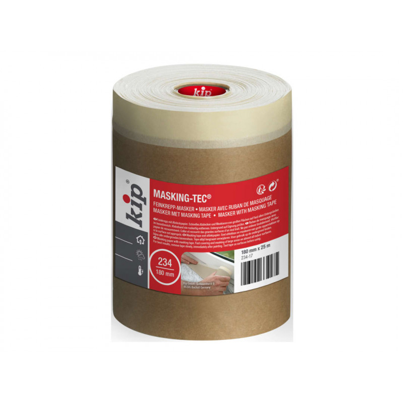 KIP® 223514 234 Paper Masker Tape 180mm x 25m KIP® 223514 234 Paper Masker Tape 180mm x 25m