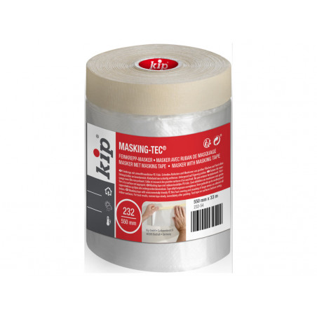 KIP® 224967 232 Plastic Masker Tape 0.55 x 33m