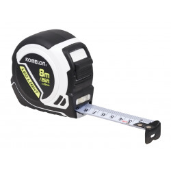 Komelon PLD85 LED LIGHT Tape Measure 8m/26ft (Width 25mm)