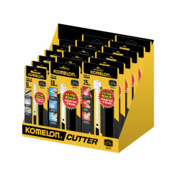 Komelon KOMSOKDIS18 Snap-Off Knife CDU, 18 Piece