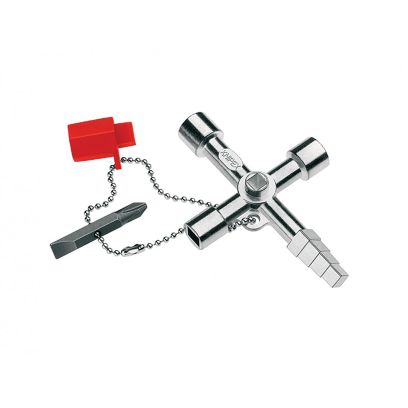 Knipex 00 11 04 Profi-Key 11 Way Cabinet Control Key Knipex 00 11 04 Profi-Key 11 Way Cabinet Control Key