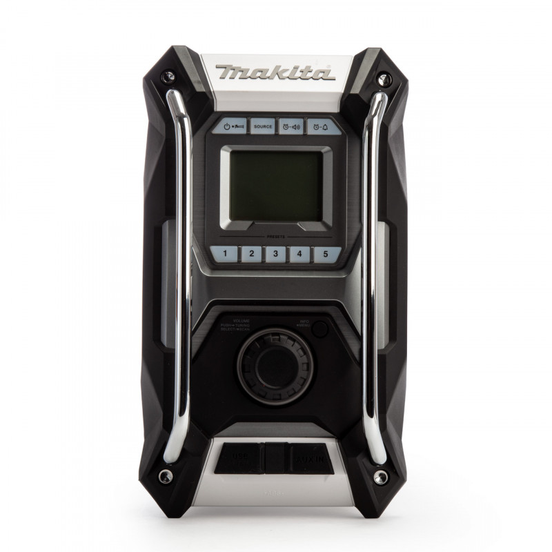Makita MR001G CXT/LXT/XGT AM/FM Radio in White (Body Only) Makita MR001G CXT/LXT/XGT AM/FM Radio in White (Body Only)
