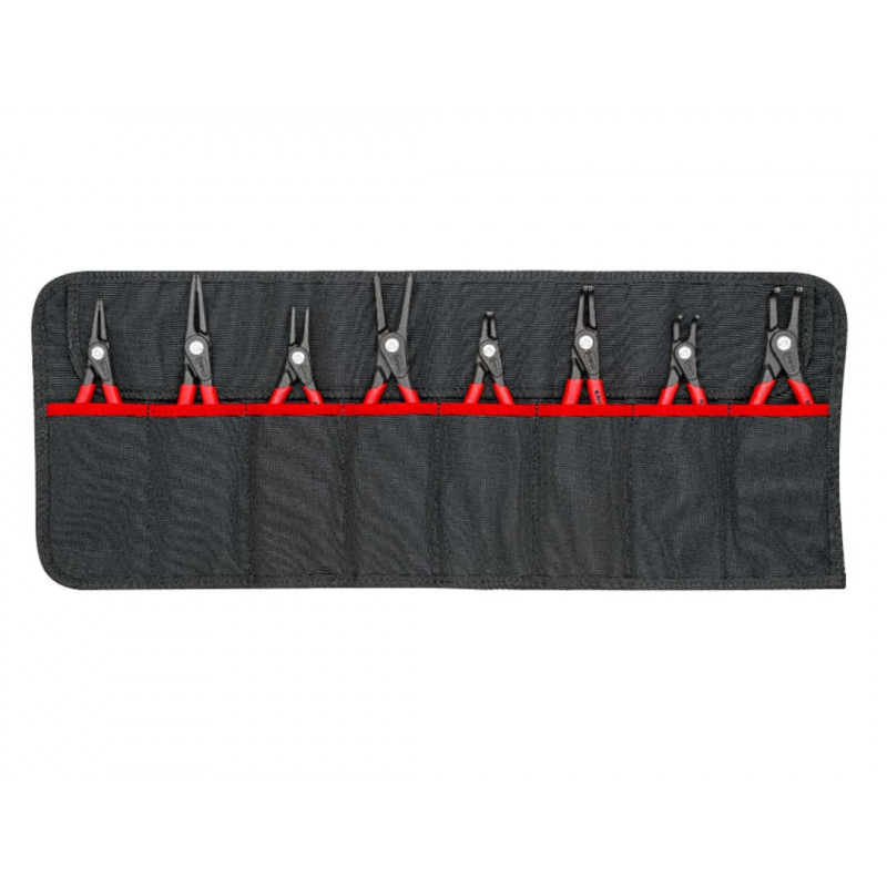 Knipex 00 19 58 V02 Tool Roll Circlip Plier Set, 8 Piece Knipex 00 19 58 V02 Tool Roll Circlip Plier Set, 8 Piece