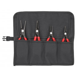 Knipex 00 19 57 Precision Circlip Pliers Set in Roll, 4 Piece