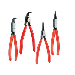 Knipex 00 19 56 Circlip Pliers Set in Roll, 4 Piece