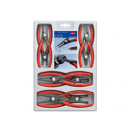 Knipex 00 20 04 SB 00 20 04 Precision Circlip Plier Set, 8 Piece