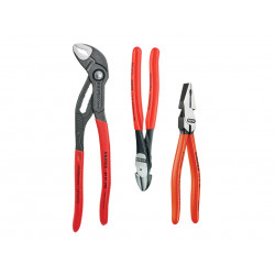 Knipex 00 20 10 Power Pack High Leverage Pliers Set, 3 Piece