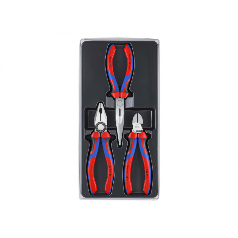 Knipex 00 20 11 Assembly Pack Pliers Set, 3 Piece