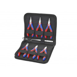 Knipex 00 20 16 Electronic Plier Set, 6 Piece