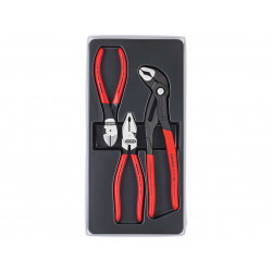 Knipex 00 20 10 Power Pack High Leverage Pliers Set, 3 Piece