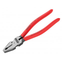Knipex 02 01 180 SB 02 01 180 High Leverage Combination Pliers Plastic Coated Grip 180mm
