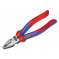 Knipex 02 02 180 SB 02 02 180 High Leverage Combination Pliers Comfort Handles 180mm