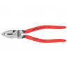 Knipex 02 01 180 SB 02 01 180 High Leverage Combination Pliers Plastic Coated Grip 180mm