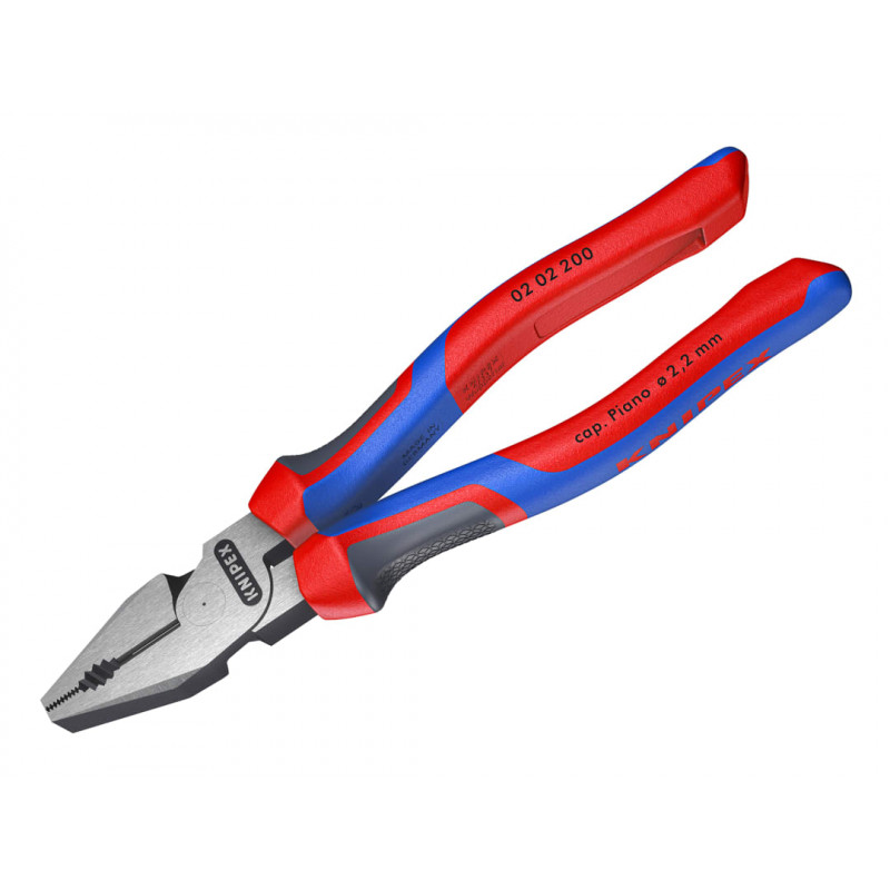 Knipex 02 02 200 SB 02 02 200 High Leverage Combination Pliers Comfort Handles 200mm Knipex 02 02 200 SB 02 02 200 High Leverage Combination Pliers Comfort Handles 200mm