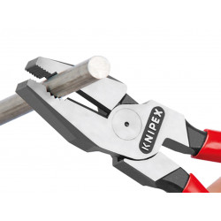 Knipex 02 01 180 SB 02 01 180 High Leverage Combination Pliers Plastic Coated Grip 180mm