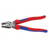 Knipex 02 02 225 SB 02 02 225 High Leverage Combination Pliers Comfort Handles 225mm