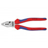 Knipex 02 02 180 SB 02 02 180 High Leverage Combination Pliers Comfort Handles 180mm