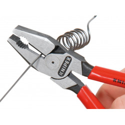 Knipex 02 01 180 SB 02 01 180 High Leverage Combination Pliers Plastic Coated Grip 180mm