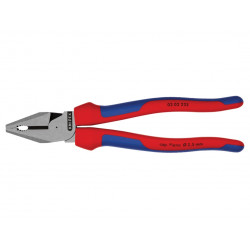 Knipex 02 02 225 SB 02 02 225 High Leverage Combination Pliers Comfort Handles 225mm