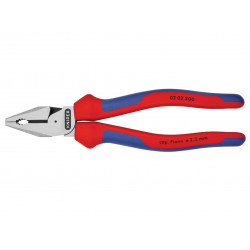 Knipex 02 02 200 SB 02 02 200 High Leverage Combination Pliers Comfort Handles 200mm