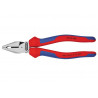 Knipex 02 02 200 SB 02 02 200 High Leverage Combination Pliers Comfort Handles 200mm