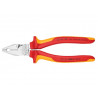 Knipex 02 06 180 SB 02 06 180 VDE High Leverage Combination Pliers 180mm