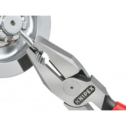 Knipex 02 01 180 SB 02 01 180 High Leverage Combination Pliers Plastic Coated Grip 180mm