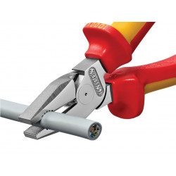 Knipex 02 06 180 SB 02 06 180 VDE High Leverage Combination Pliers 180mm