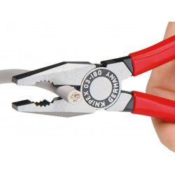 Knipex 03 01 180 SB Combination Pliers PVC Grip 180mm