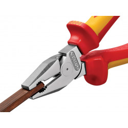 Knipex 02 06 180 SB 02 06 180 VDE High Leverage Combination Pliers 180mm