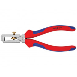 Knipex 11 02 160 SB 11 02 160 Insulation Stripping Pliers Multi-component Grip 160mm