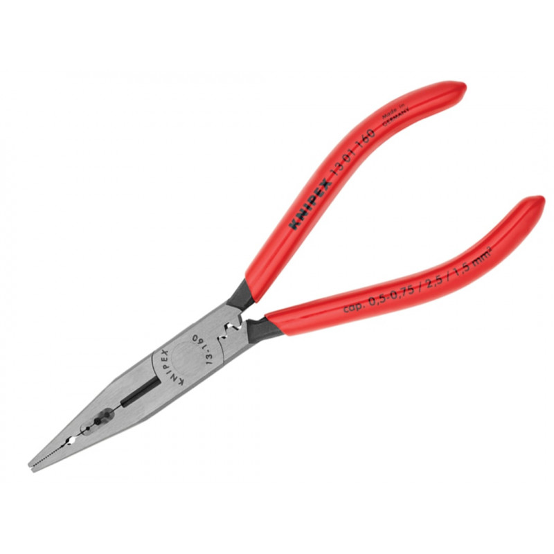Knipex 13 01 160 SB 13 01 160 Electricians' Pliers PVC Grip 160mm (6.1/4in) Knipex 13 01 160 SB 13 01 160 Electricians' Pliers PVC Grip 160mm (6.1/4in)