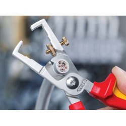 Knipex 13-66-180 SB 13 66 180 StriX® Insulation Stripper with Cable Shears 180mm