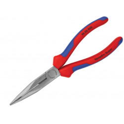 Knipex 26 22 200 SB 26 22 200 Snipe Nose Side Cutting Pliers Multi-component Grip 200mm (8in)
