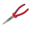 Knipex 26 22 200 SB 26 22 200 Snipe Nose Side Cutting Pliers Multi-component Grip 200mm (8in)