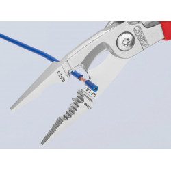 Knipex 13 96 200 SB 13 96 200 VDE Multifunctional Installation Pliers with Opening Spring 200mm