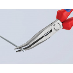 Knipex 26 22 200 SB 26 22 200 Snipe Nose Side Cutting Pliers Multi-component Grip 200mm (8in)
