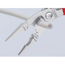 Knipex 13 96 200 SB 13 96 200 VDE Multifunctional Installation Pliers with Opening Spring 200mm