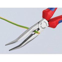 Knipex 26 22 200 SB 26 22 200 Snipe Nose Side Cutting Pliers Multi-component Grip 200mm (8in)
