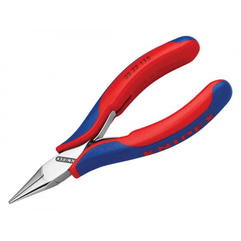 Knipex 35 22 115 SB 35 22 115 Electronics Pliers, Half Round Jaw 115mm Knipex 35 22 115 SB 35 22 115 Electronics Pliers, Half Round Jaw 115mm