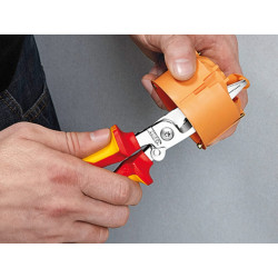 Knipex 13 96 200 SB 13 96 200 VDE Multifunctional Installation Pliers with Opening Spring 200mm