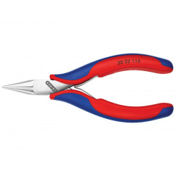 Knipex 35 22 115 SB 35 22 115 Electronics Pliers, Half Round Jaw 115mm