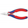 Knipex 35 22 115 SB 35 22 115 Electronics Pliers, Half Round Jaw 115mm