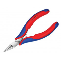 Knipex 35 32 115 SB 35 32 115 Round Nose Electronics Pliers Multi-Component Grip 115mm