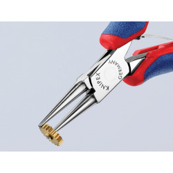 Knipex 35 32 115 SB 35 32 115 Round Nose Electronics Pliers Multi-Component Grip 115mm
