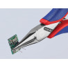 Knipex 35 22 115 SB 35 22 115 Electronics Pliers, Half Round Jaw 115mm