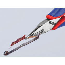 Knipex 35 22 115 SB 35 22 115 Electronics Pliers, Half Round Jaw 115mm