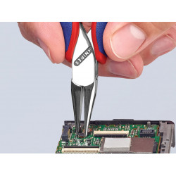 Knipex 35 22 115 SB 35 22 115 Electronics Pliers, Half Round Jaw 115mm