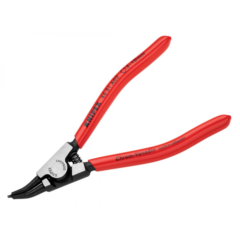 Knipex 46 31 A02 Circlip Pliers External 45° Bent Tip 3-10mm Knipex 46 31 A02 Circlip Pliers External 45° Bent Tip 3-10mm