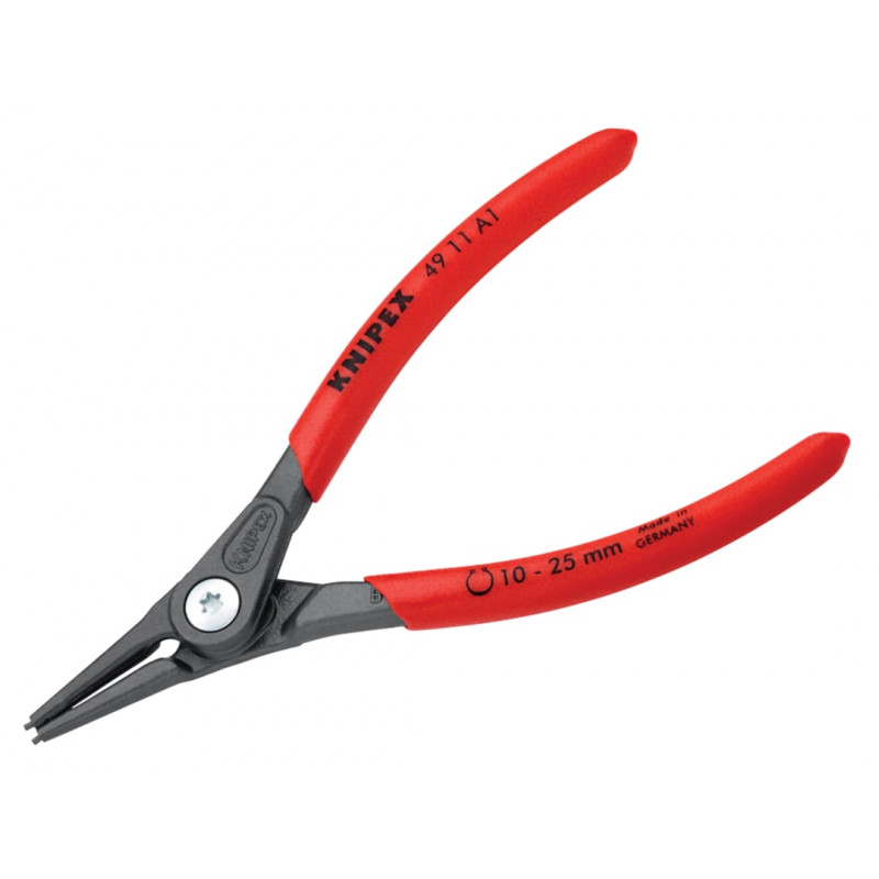 Knipex 49 11 A1 SB 49 11 A1 Precision Circlip Pliers External Straight 10-25mm Knipex 49 11 A1 SB 49 11 A1 Precision Circlip Pliers External Straight 10-25mm